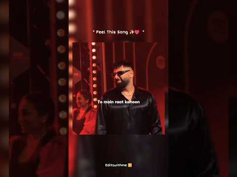 Feel This song 💗 || Zindagi naam tere kar jawa 💕#shorts #trending #badshah #arijitsingh #viral #song