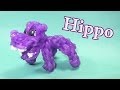 Rainbow Loom: HIPPO Charm (Animals) DIY Mommy ...