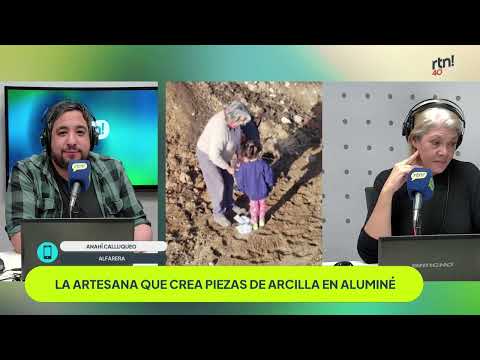 #AlgoEnComun - La Artesana que crea piezas de arcilla en Aluminé
