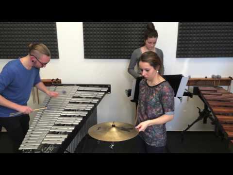 Emil Hradecký - 3 jazz etudes for piano in transcription for percussions