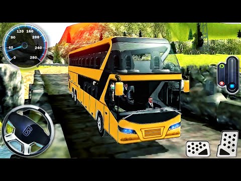 Uphill Offroad Bus Driver Simulator - Cargo Bus Hill Driving Transport - Android GamePlay #3