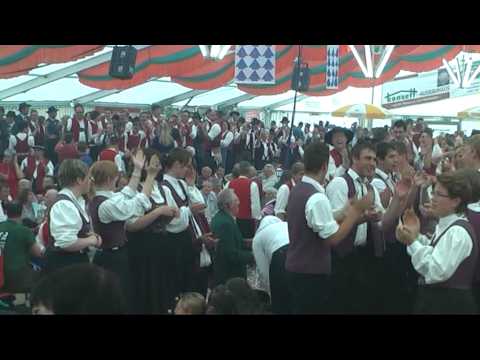 Böhmischer Traum / Stimmung im Festzelt mit dem MV Egg beim 100jährigen Jubiläum des MV Baienfurt