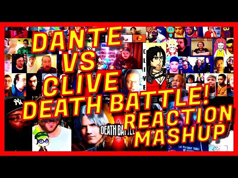 [SUPER MEGA] DANTE VS CLIVE: DEATH BATTLE! - REACTION MASHUP - DEVIL MAY CRY VS FINAL FANTASY - [AR]