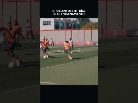El golazo de Luis Díaz en el entrenamiento. #seleccioncolombia #futbol #colombia #luisdiaz #parati