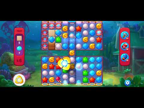 Fishdom Hard level 7687 no boosters フィッシュダム