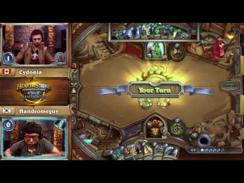 Cydonia vs Handsomeguy | GROUP A  |Game 2 |  Hearthstone World Championship 2016