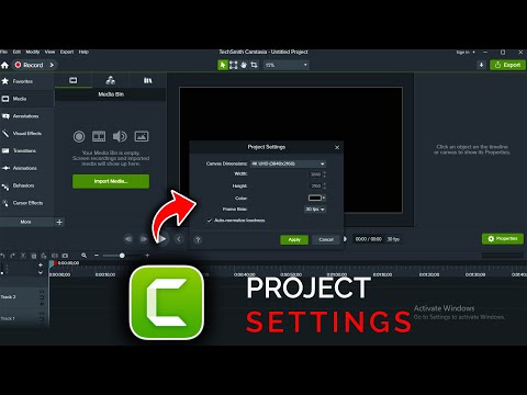 Complete Guide: Project Settings in Camtasia