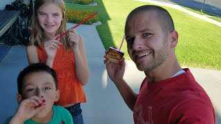 HOW TO MAKE AN EASY FIREWORK BLOWGUN!!