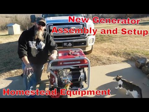 Homestead Equipment Ep 1: iPower SUA12000E Generator - unboxing, initial assembly, and setup