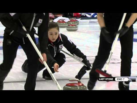 CURLING: KOR-CAN World Junior Chps 2014 - Women Draw 4 HIGHLIGHTS