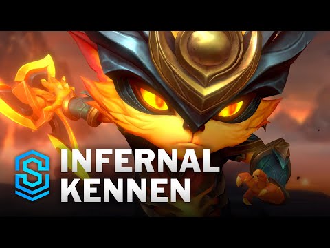 Infernal Kennen Wild Rift Skin Spotlight