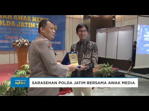 POLDA JATIM GELAR SARASEHAN BERSAMA AWAK MEDIA WUJUDKAN PILKADA DAMAI