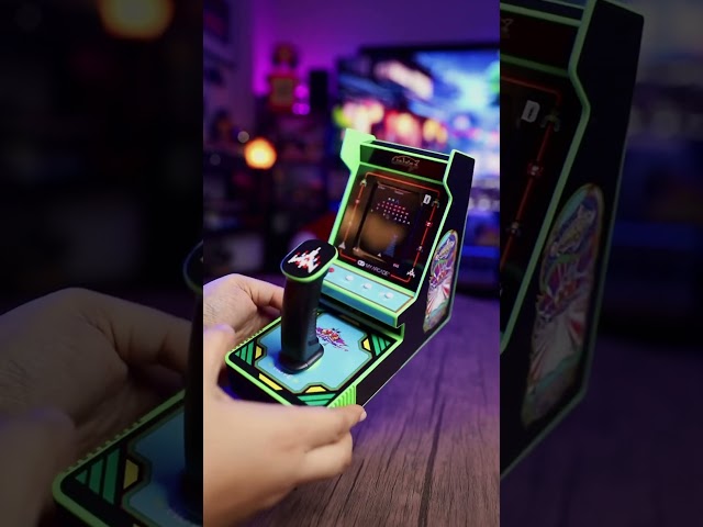 Vídeo relacionado con MY ARCADE Galaga + Galaxian Joystick Player Mini Cabina Arcade Retro