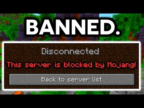 These Minecraft Servers Were BANNED by Mojang...