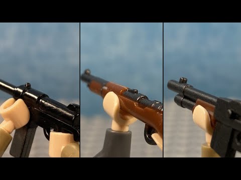 First Person LEGO WW2 Weapons Stop Motion - Part 1