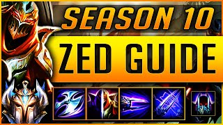 [GOD TIER] ZED GUIDE [9.4] SEASON 9 (2019) ULTIMATE GUIDE [BEST RUNES, ITEMS, COMBOS ] | Zoose