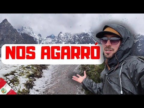 We had a rough time due to a snowstorm in the mountains ⛈️ | 7 Ausangate Lakes 🌨️