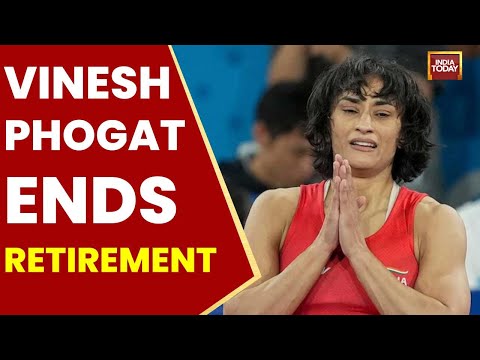 Wrestler Vinesh Phogat Makes Retirement U-Turn, Sets Sights On 2028 LA Olympics | India Today News