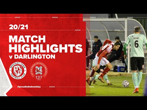 HIGHIGHTS: Brackley Town 2 Darlington 0. Vanarama National League North.