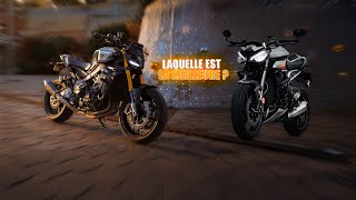 COMPARATIF : STREET TRIPLE 765 RSVS MT09 SP 2025 🔥