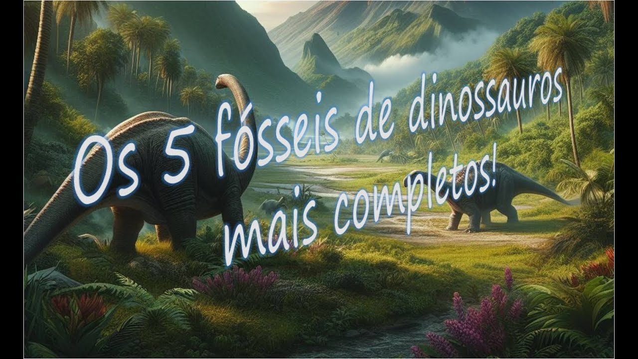 Os 5 fósseis de dinossauros mais completos já encontrados.