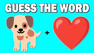 Can You Guess The Word by The Emoji?