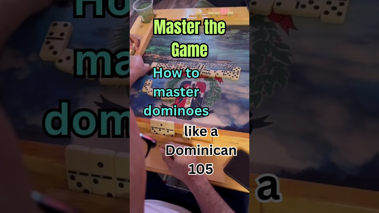 How to master dominoes like a Dominican 105 #Dominoes #DominoCulture #DominicanDominoes