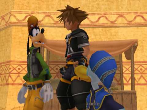 Kingdom Hearts II, English cutscene: 241 - Lamp Thief - HD 720p