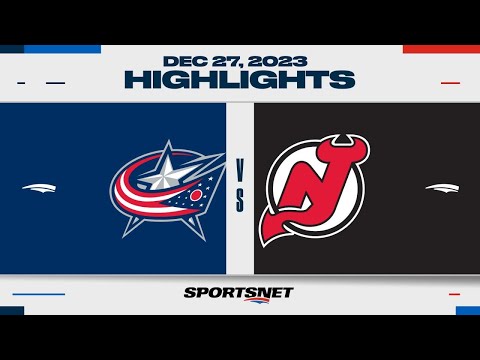NHL Highlights | Blue Jackets vs. Devils - December 27, 2023