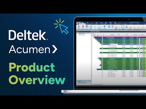 Deltek Acumen Overview