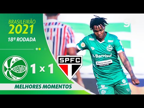 JUVENTUDE 1 X 1 SÃO PAULO | MELHORES MOMENTOS | 18ª RODADA BRASILEIRÃO 2021 | ge.globo