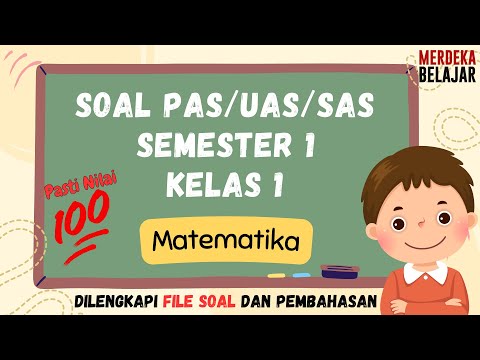 Soal PAS Matematika Kelas 1 Semester 1 Kurikulum Merdeka
