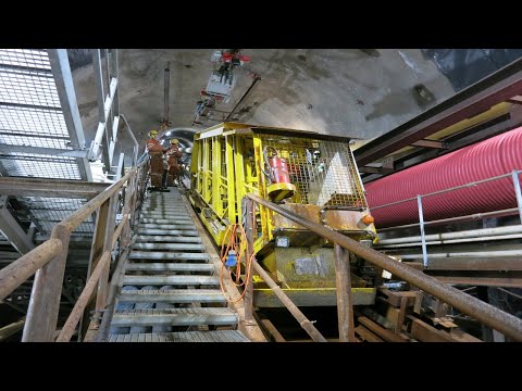 Ritom Wasserkraftwerk Standseilbahn Bergfahrt - funicolare funicular