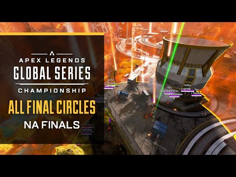 All Final Circles | NA Finals | ALGS Championship | Apex Legends