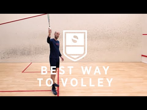 Squash Tips&Tricks: Best options to hit a volley!