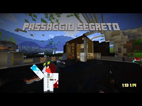 Passaggio segreto alto un blocco su minecraft 1.13 e 1.14