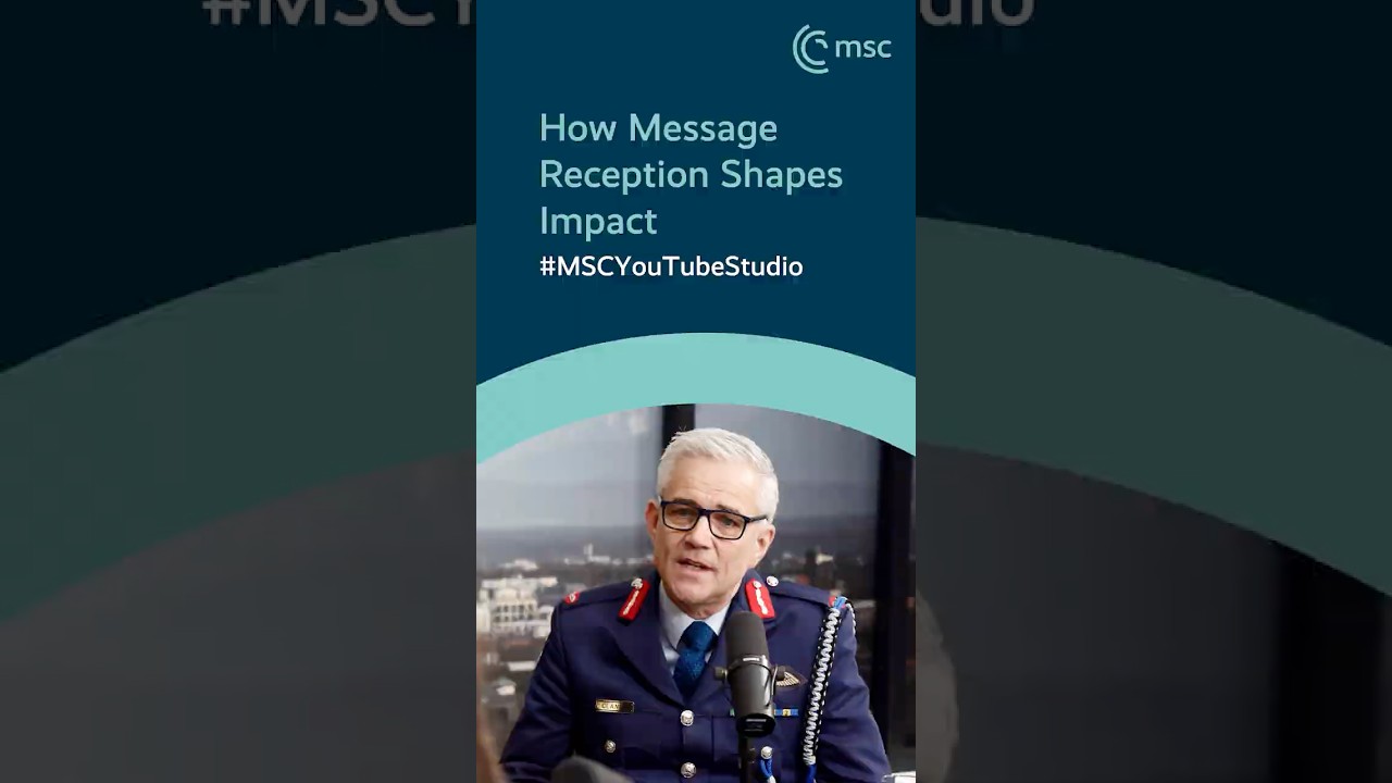 How message reception shapes impact - General Seán Clancy