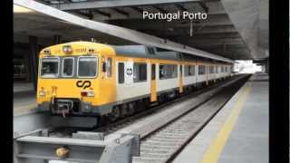 preview picture of video 'International train Spain Vigo - Portugal Porto'