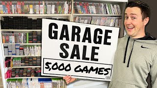 I Held the BIGGEST Video Game Garage Sale