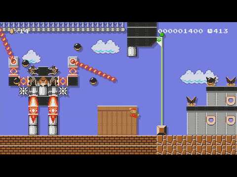 Regular Mario vs Dr. Goomba by Bosman - Super Mario Maker - No Commentary 1bm