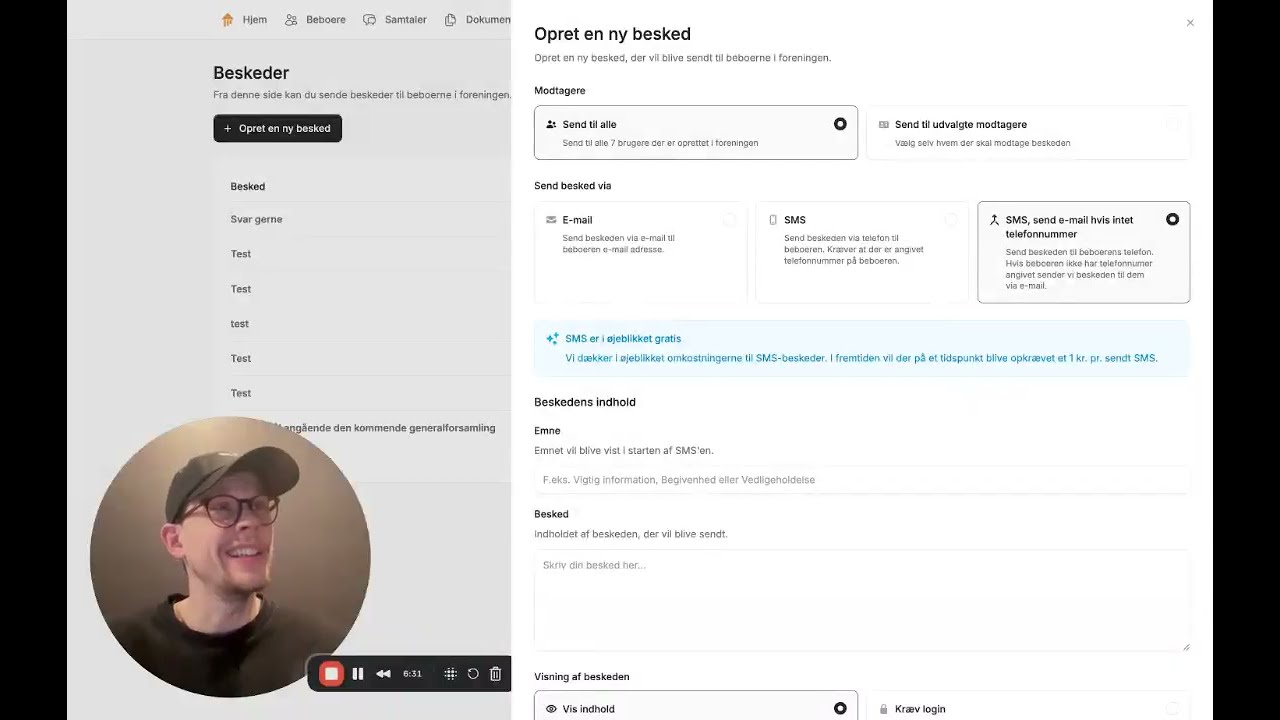 🥶 Ny produktopdatering i Boligforeningsweb 🥶  Opgavelister, smartere arrangementer, bedre dokumentarkiv og SMS-beskeder