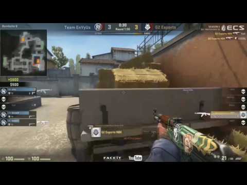 NBK ACE with 1v5 clutch vs EnVyUs  [ ECS Season 3 ]