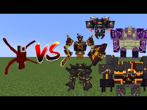 Angry Mutant Enderman - Reworked Oracle(Animated Mobs) Vs L_Ender's Cataclysm Bosses - Minecraft Mob Battle
