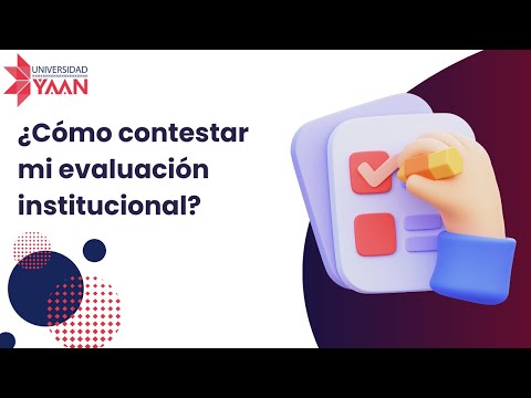 ¿Cómo contestar mi evaluación institucional?