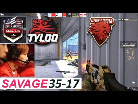 Savage 35-17 vs TyLoo (Asia  Minor Championship - ELEAGUE Major 2017 )