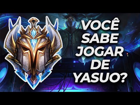 O PRIMEIRO VÍDEO DO QUE AULA! - COMO JOGAR DE YASUO