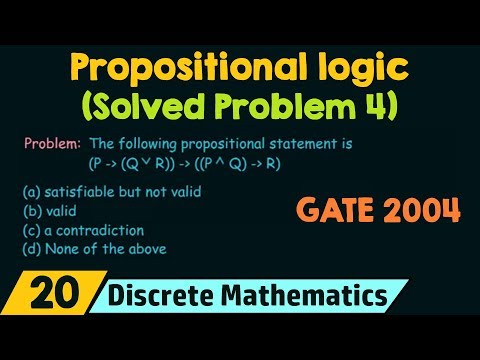Propositional Logic Solved Problem 4