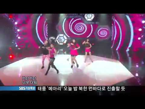 110626 f(x) - Hot Summer @ INKIGAYO LIVE