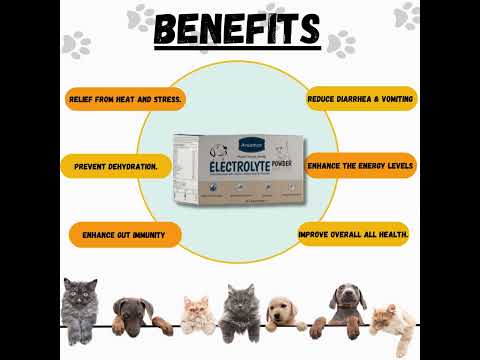 Aniamor-electrolyte powder for pets -multivitamins, amino ac...