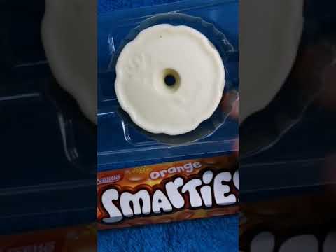 Opening white chocolate rounds ASMR #delicious #chocolate